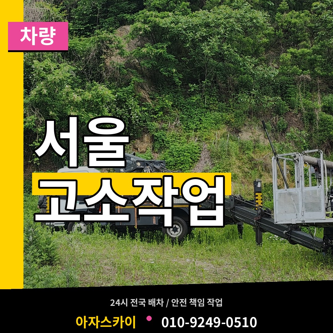서울 고소작업차량 작업 현장