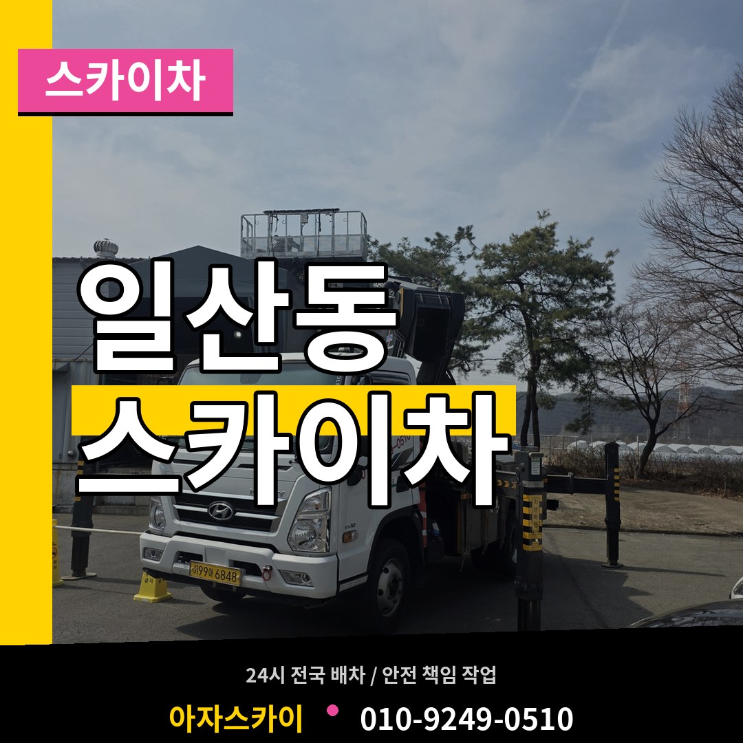 경기 고양시 일산동 스카이차 시공 사례