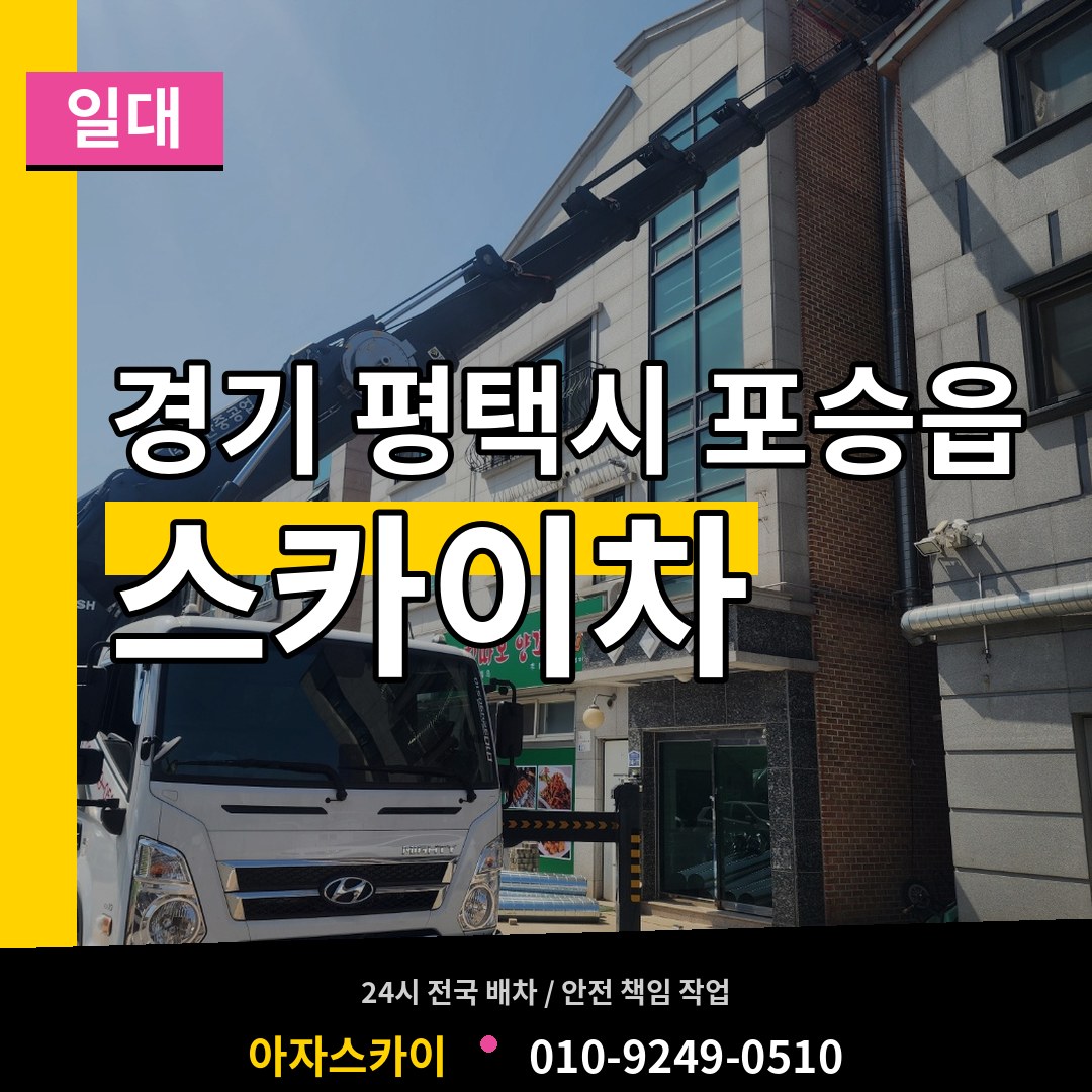 경기 평택시 포승읍 스카이차 일대 시공 사례