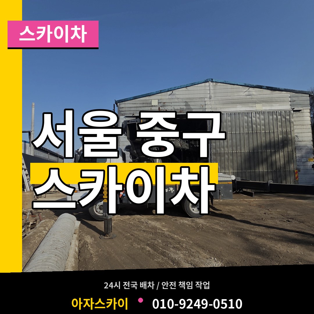 서울 중구 스카이차 시공 사례