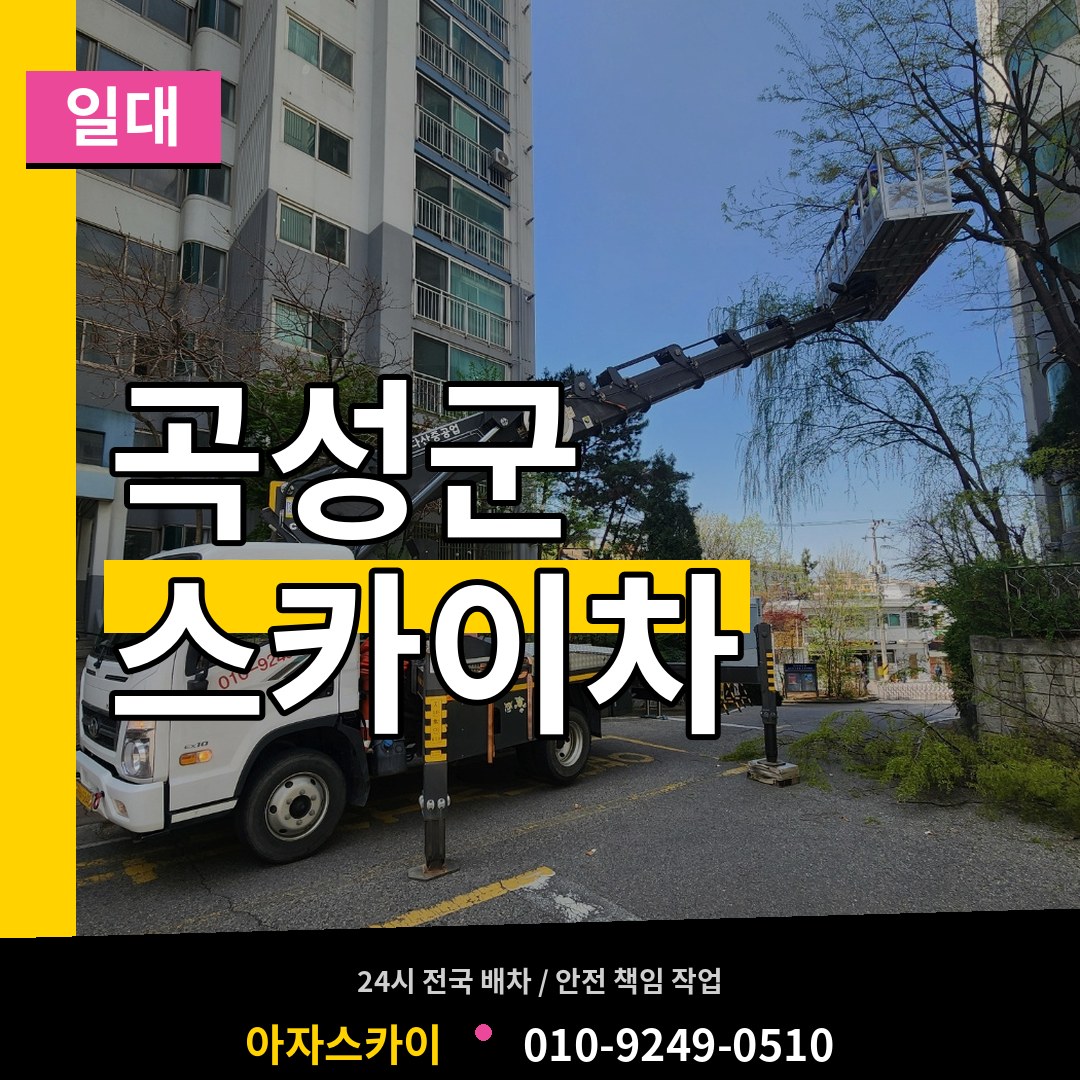 전남 곡성군 스카이차 일대 시공 사례