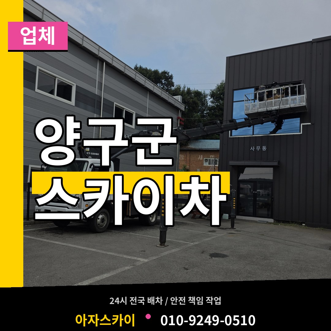 강원 양구군 스카이차 업체