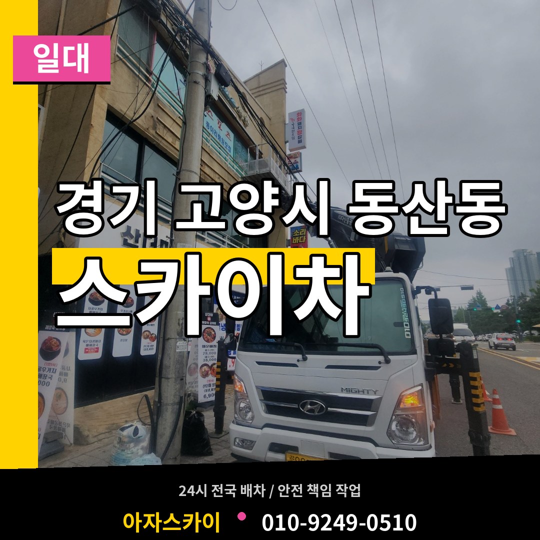 경기 고양시 동산동 스카이차 일대