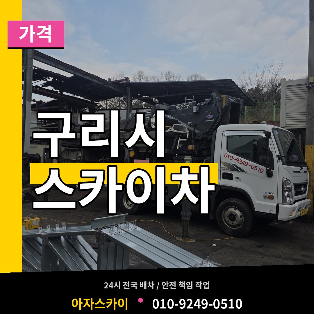 경기 구리시 스카이차 가격