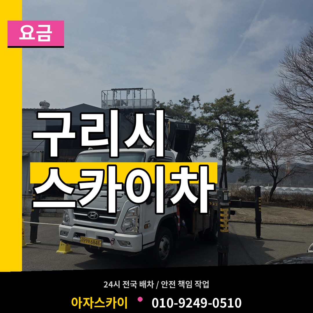 경기 구리시 스카이차 요금
