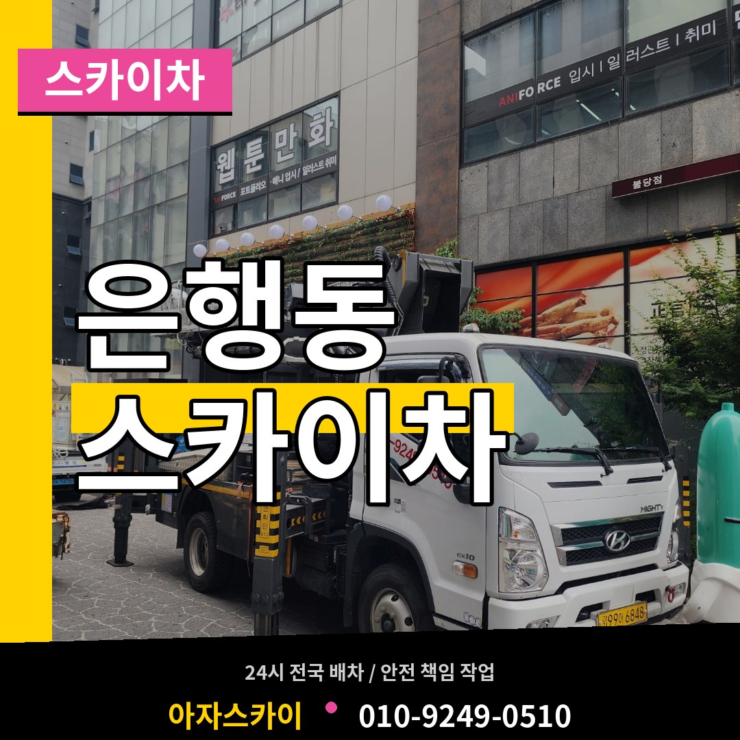 경기 시흥시 은행동 스카이차