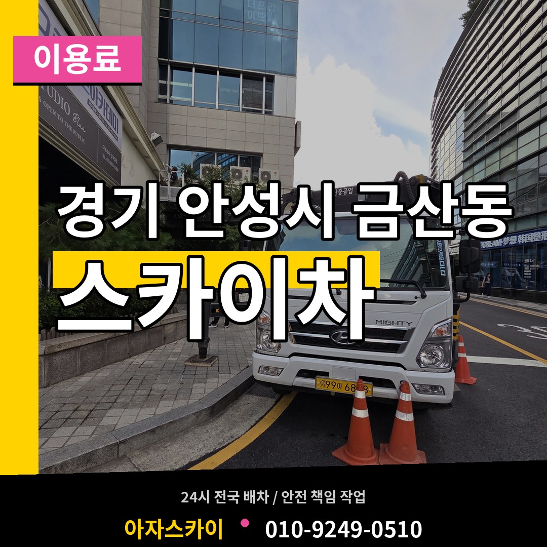 경기 안성시 금산동 스카이차 이용료