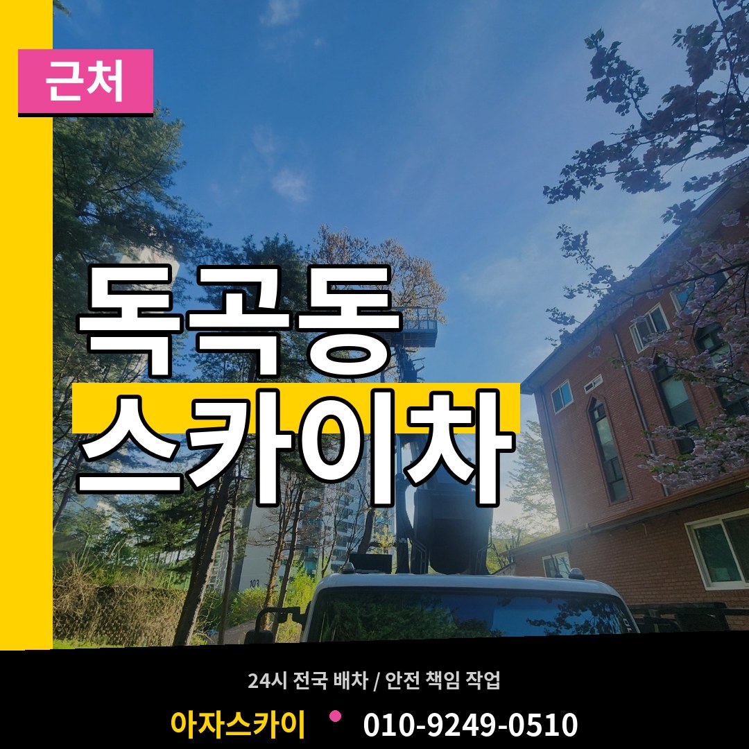 경기 평택시 독곡동 근처 스카이차
