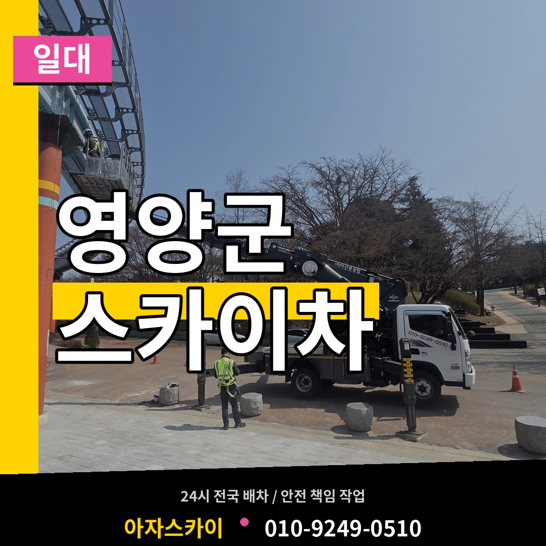 경북 영양군 스카이차 일대