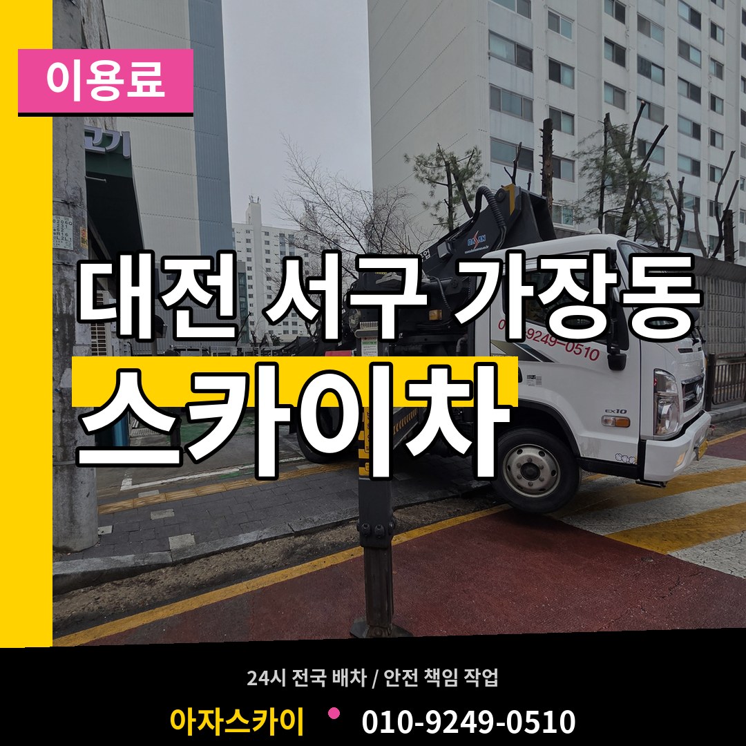 대전 서구 가장동 스카이차 이용료