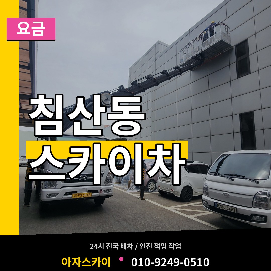 대전 중구 침산동 스카이차 요금