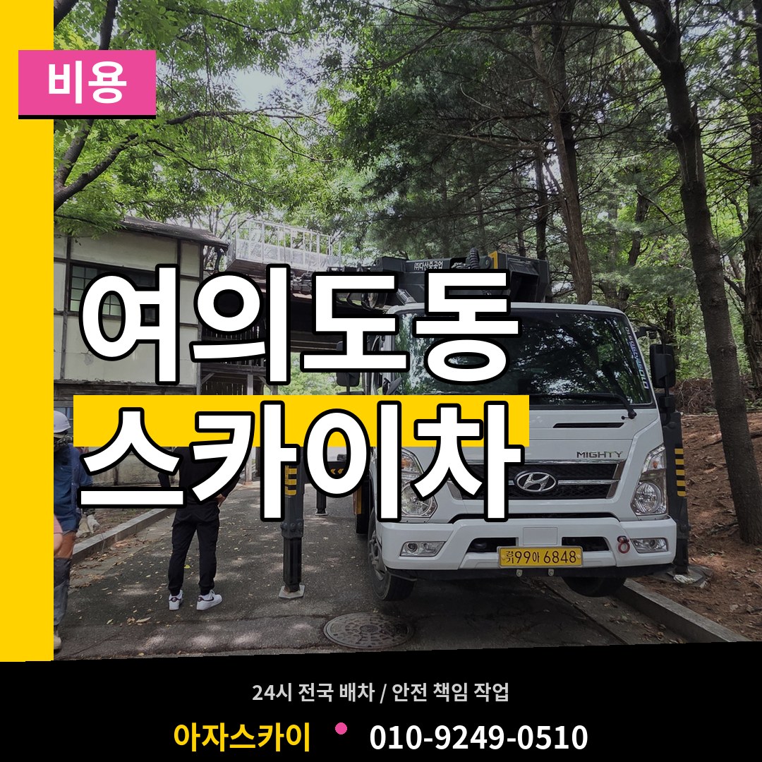 서울 영등포구 여의도동 스카이차 비용