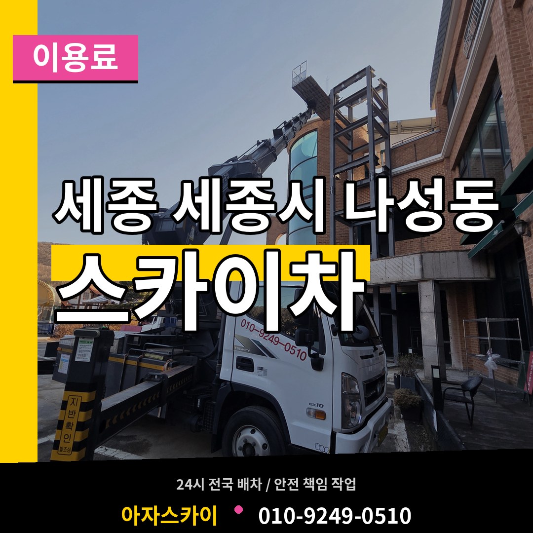 세종 세종시 나성동 스카이차 이용료