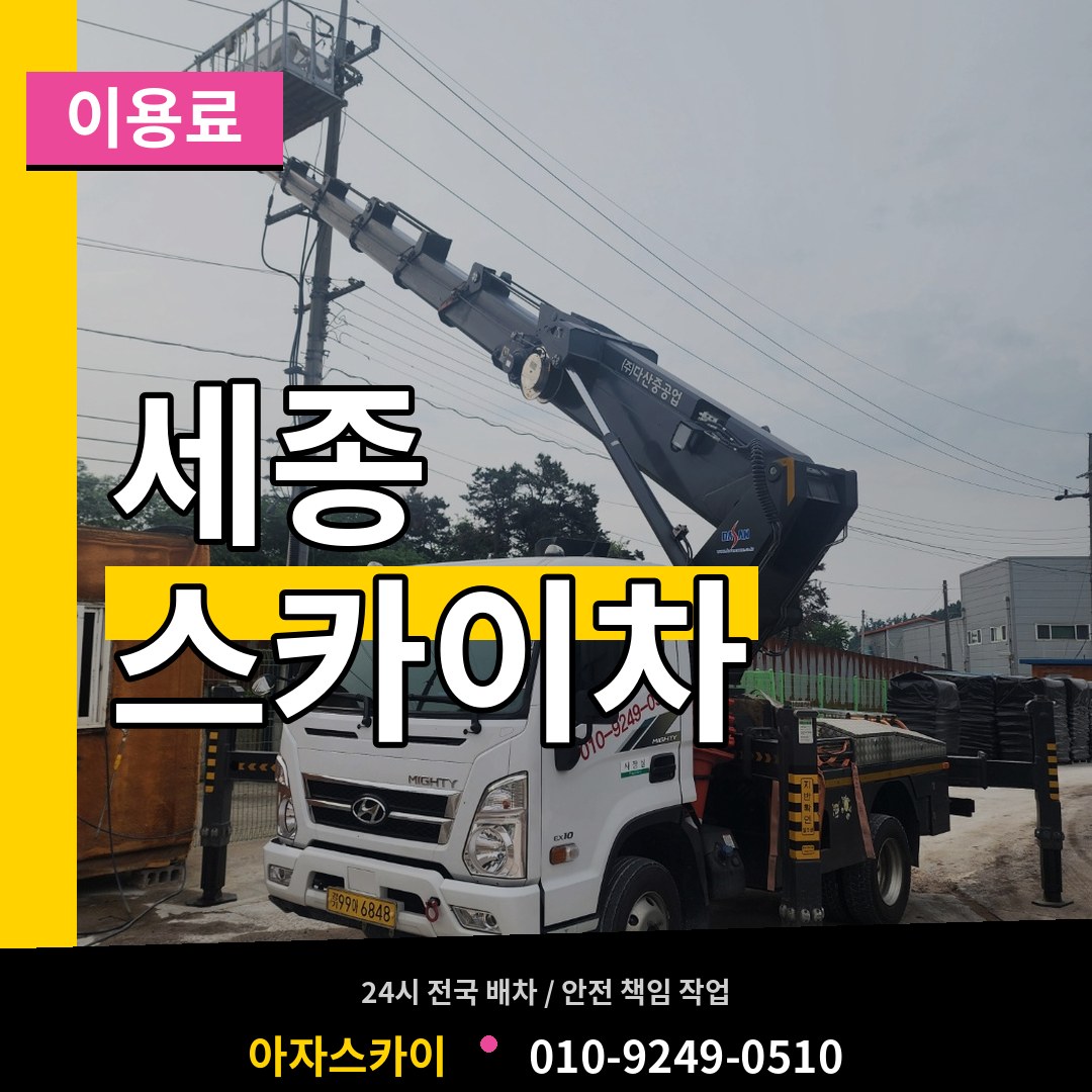 세종 스카이차 이용료