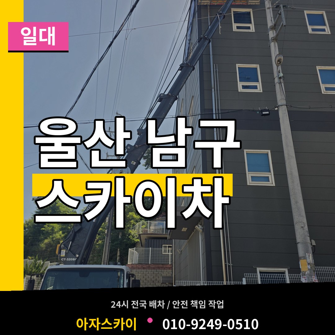 울산 남구 스카이차 일대