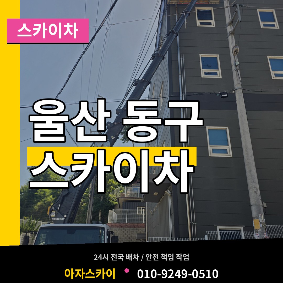 울산 동구 스카이차
