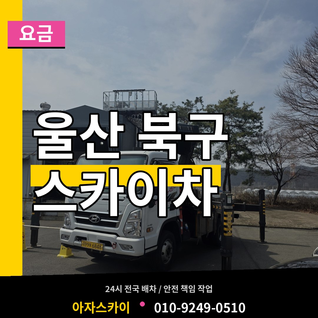 울산 북구 스카이차 요금
