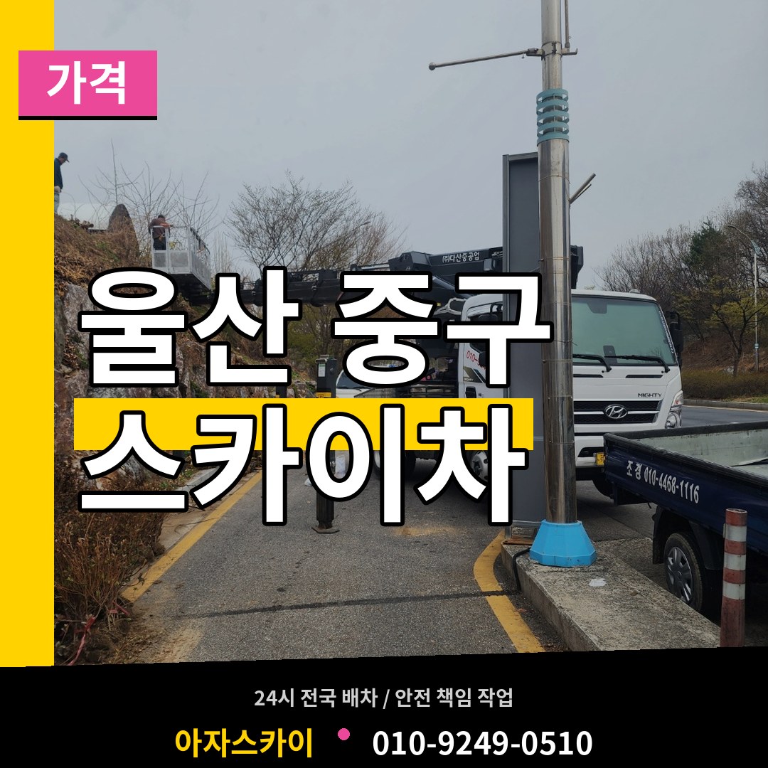 울산 중구 스카이차 가격