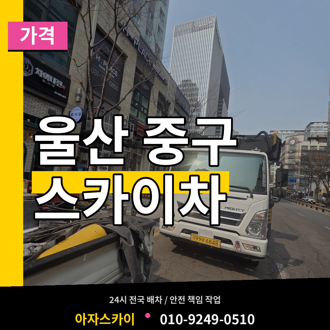 울산 중구 스카이차 가격