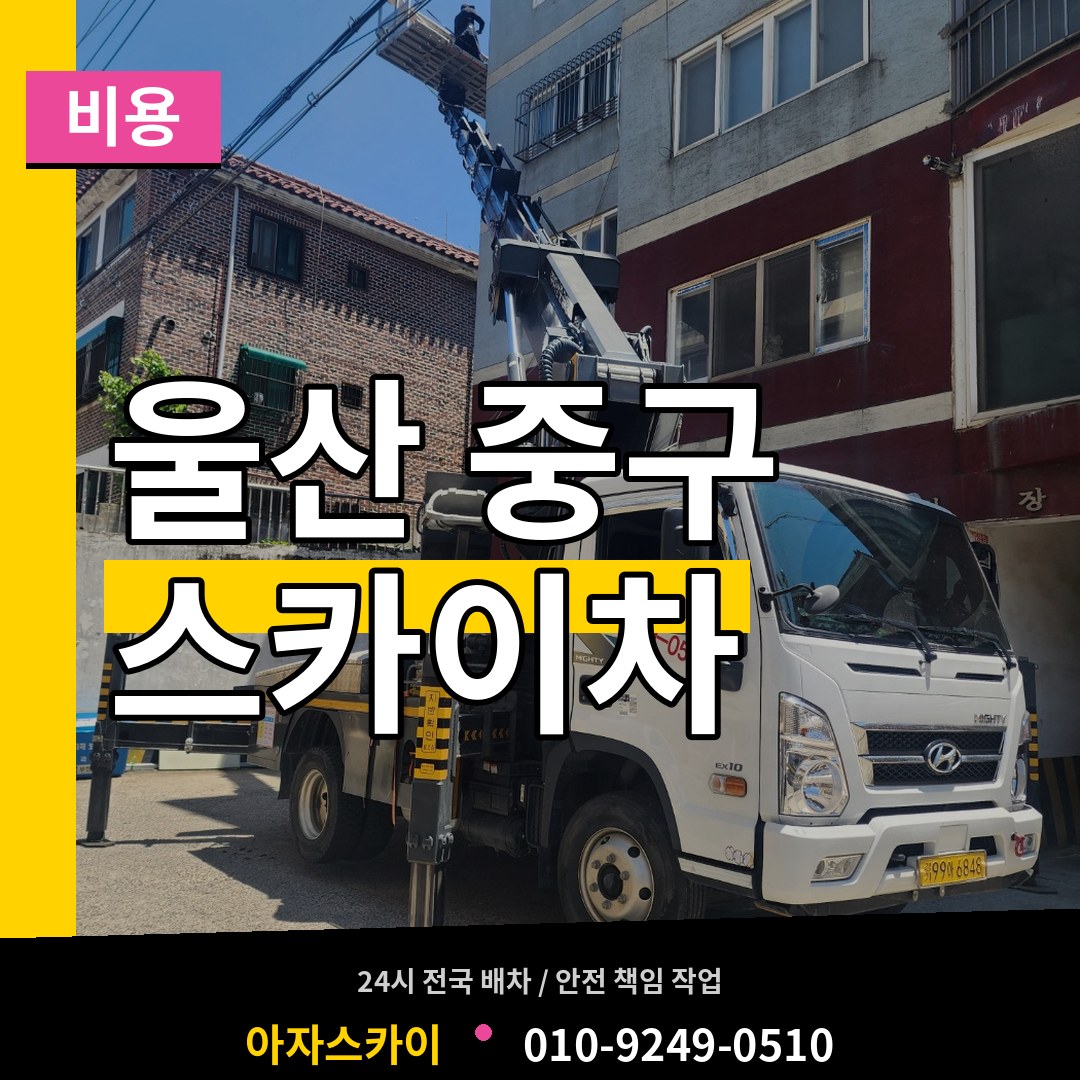 울산 중구 스카이차 비용