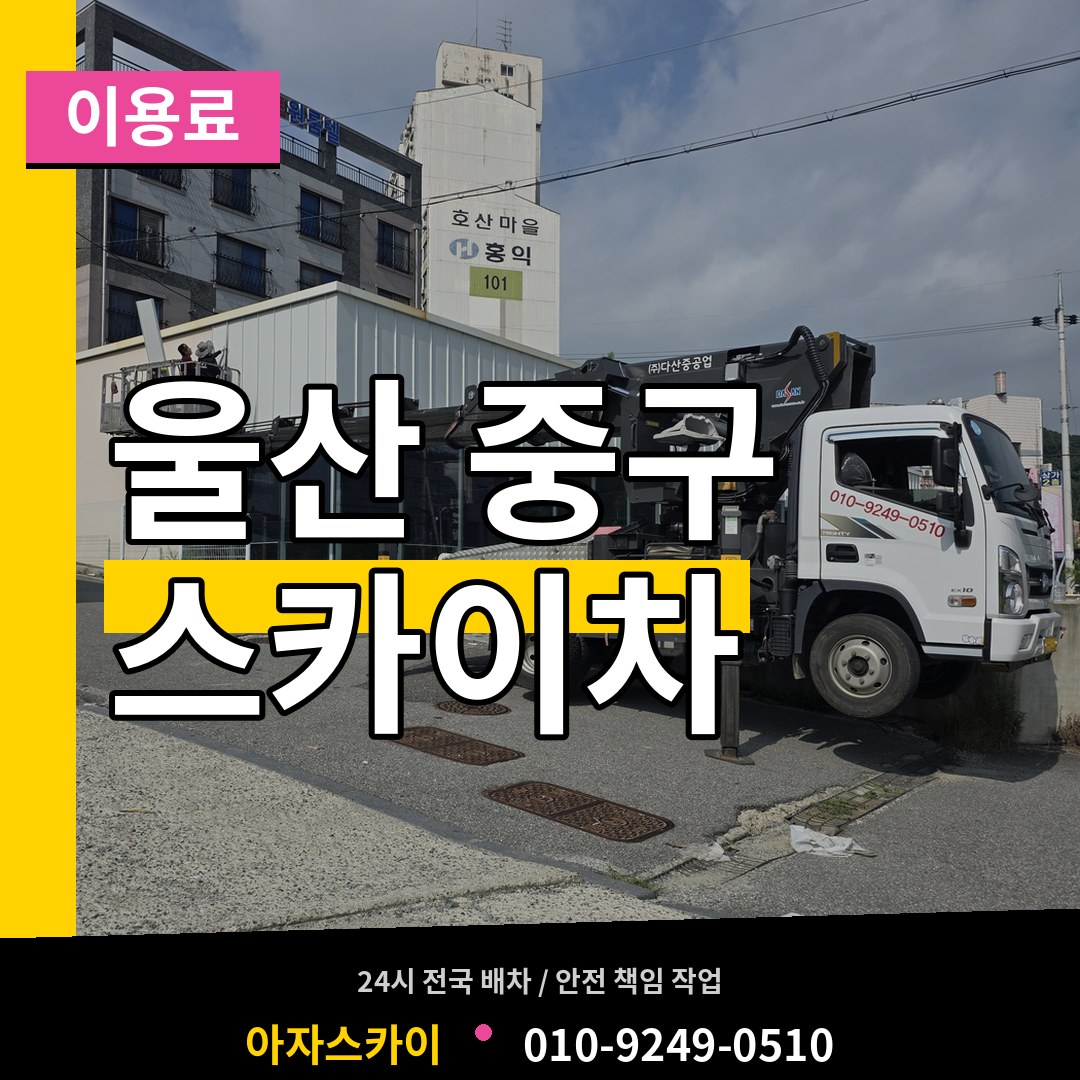 울산 중구 스카이차 이용료