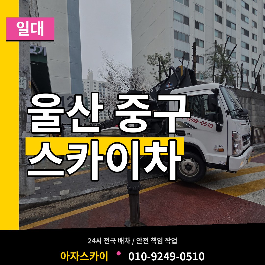 울산 중구 스카이차 일대