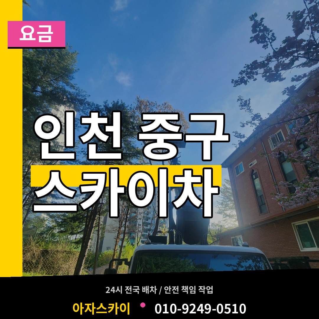 인천 중구 스카이차 요금