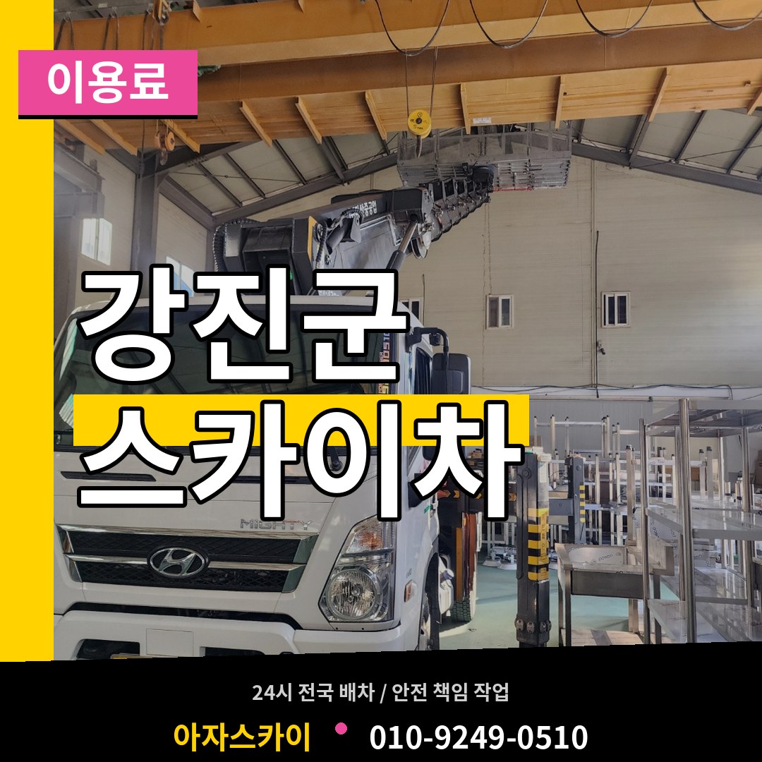 전남 강진군 스카이차 이용료
