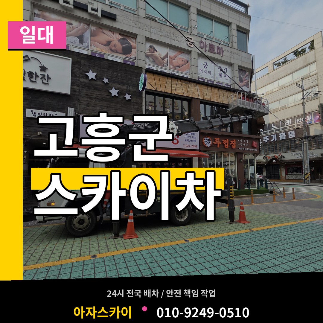 전남 고흥군 스카이차 일대