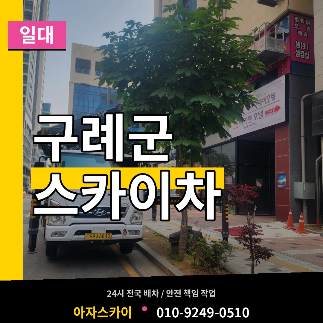 전남 구례군 스카이차 일대