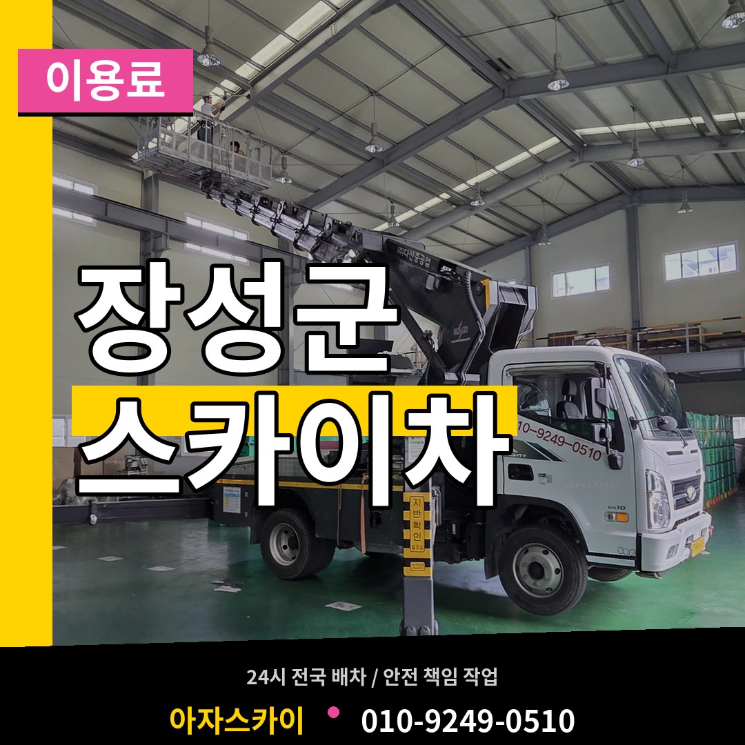 전남 장성군 스카이차 이용료