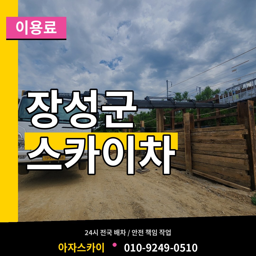 전남 장성군 스카이차 이용료
