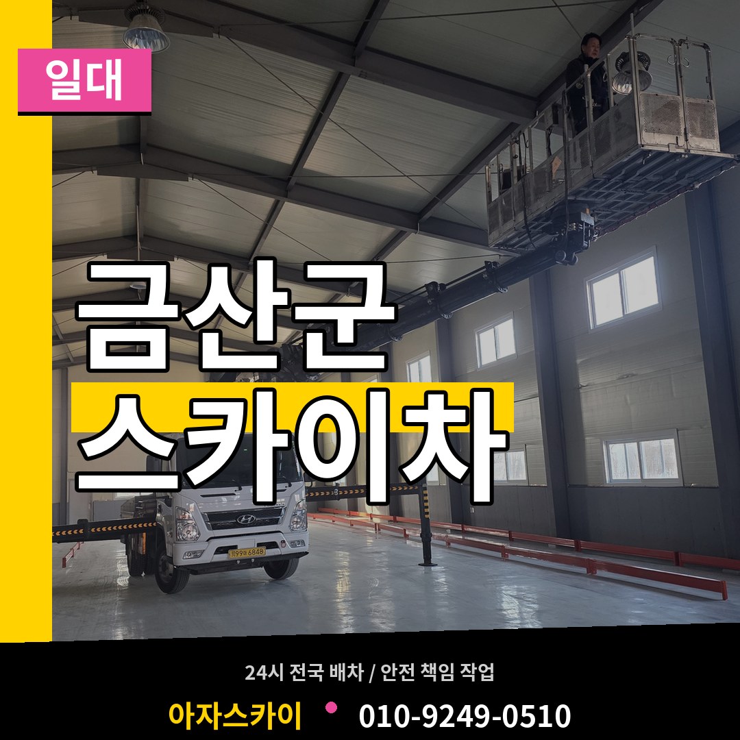 충남 금산군 스카이차 일대