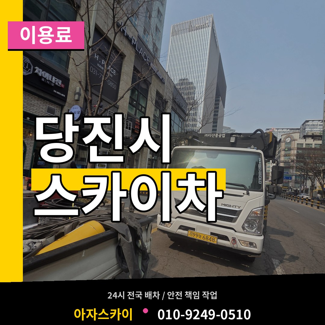 충남 당진시 스카이차 이용료