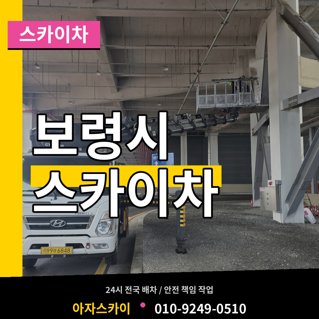 충남 보령시 스카이차