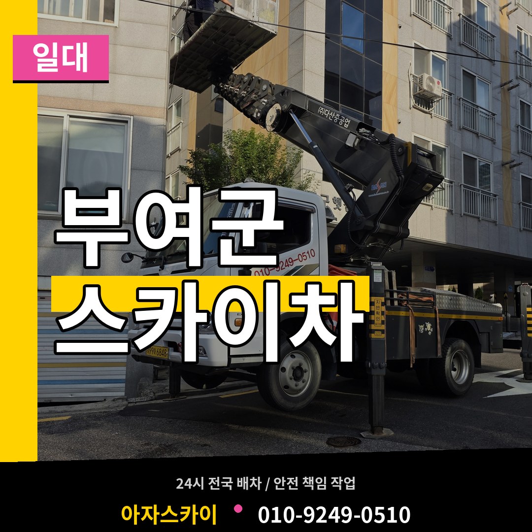 충남 부여군 스카이차 일대
