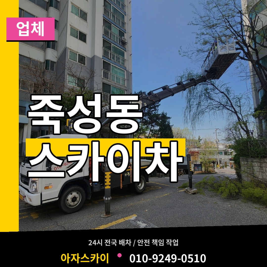 충남 서산시 죽성동 스카이차 업체