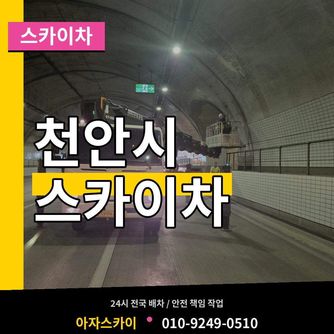 충남 천안시 스카이차