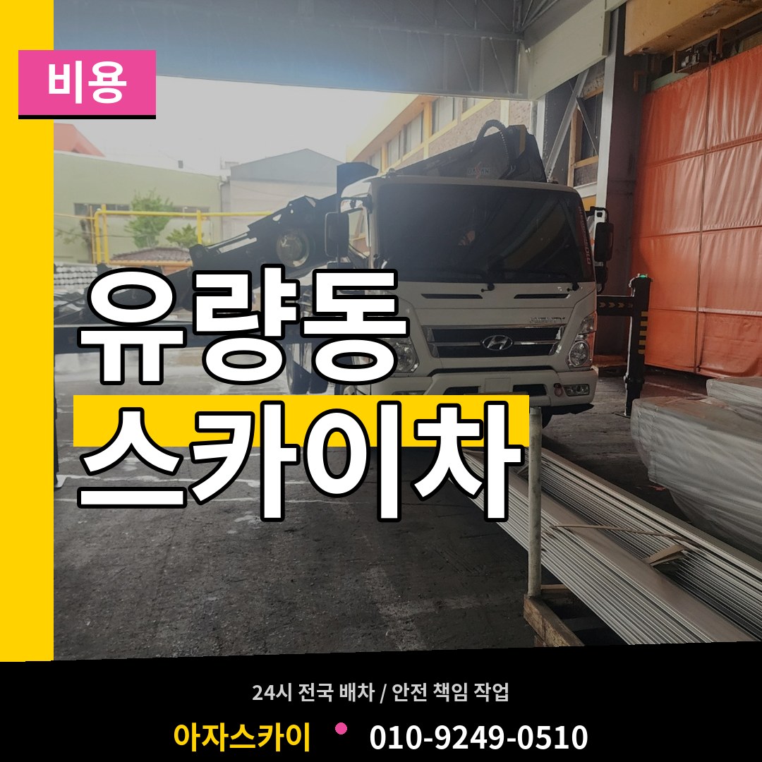 충남 천안시 유량동 스카이차 비용