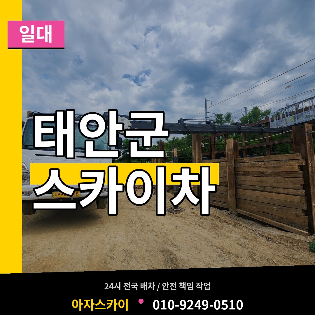 충남 태안군 스카이차 일대