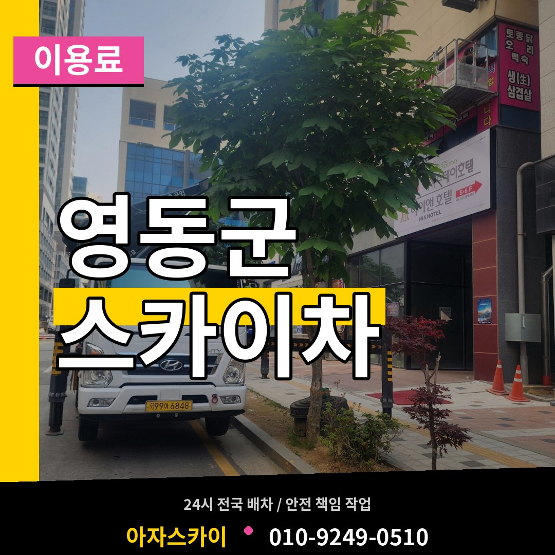 충북 영동군 스카이차 이용료