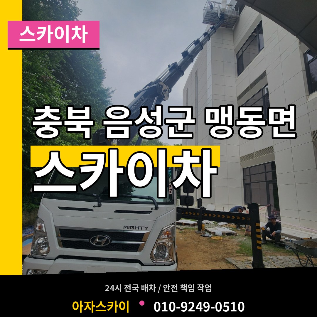 충북 음성군 맹동면 스카이차