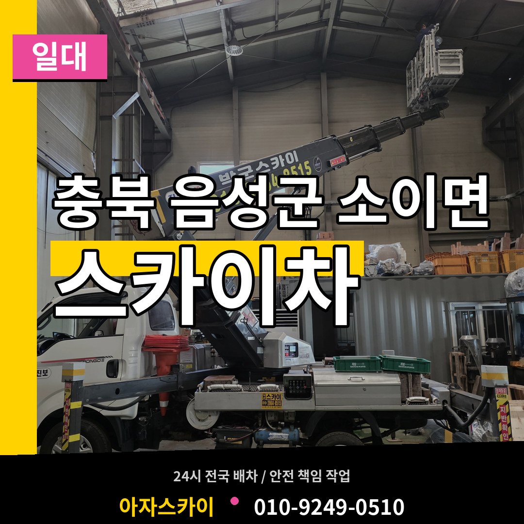 충북 음성군 소이면 스카이차 일대