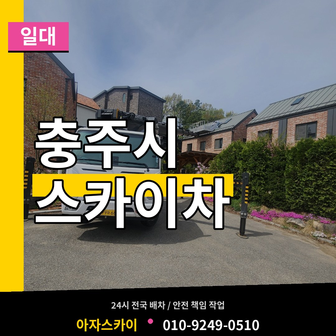 충북 충주시 스카이차 일대